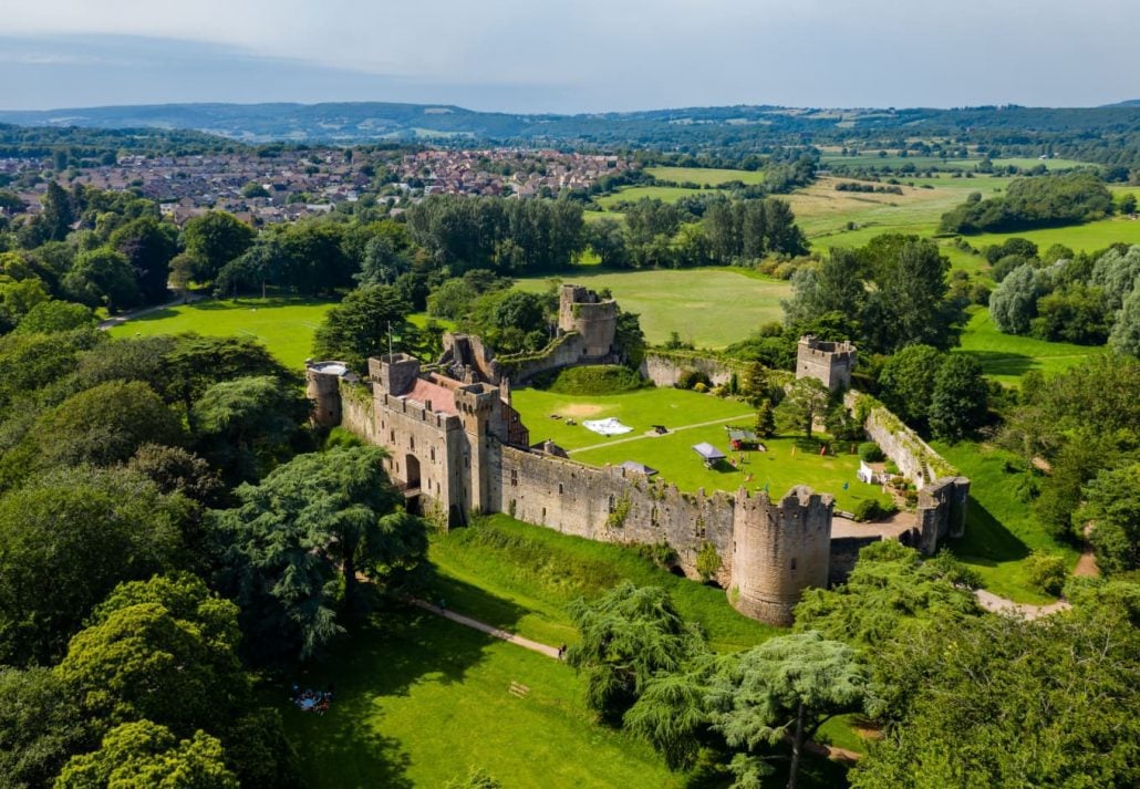 Caldicot Castle, Wales, UK.