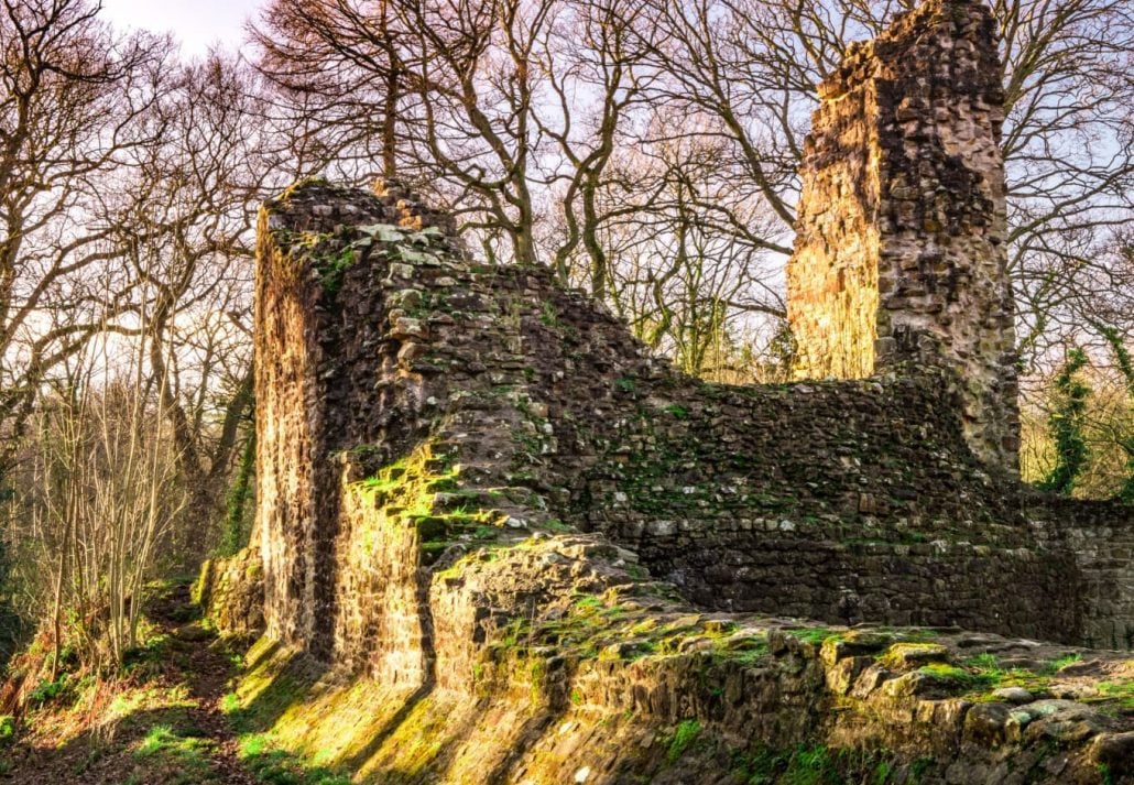 Ewloe Castle, Wales, UK.