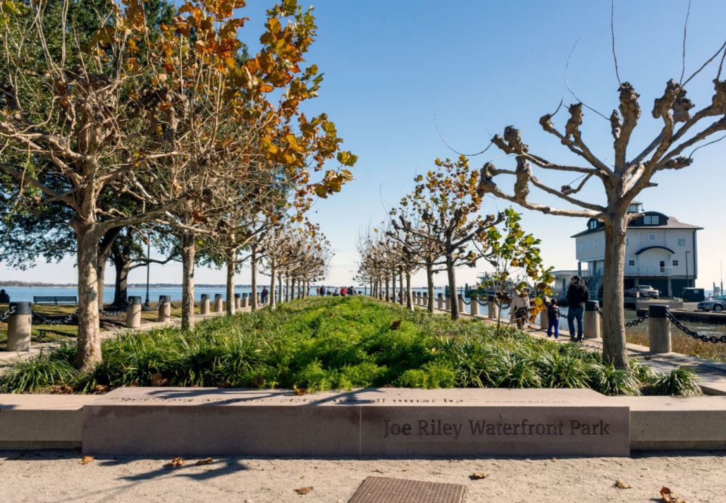 Riley Waterfront Park, Charleston, SC, USA.