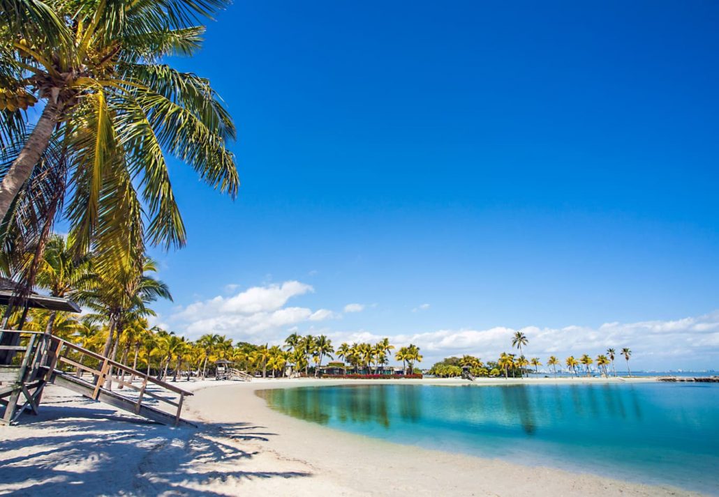 The Round Beach at Matheson Hammock County Park, Miami Florida, USA.