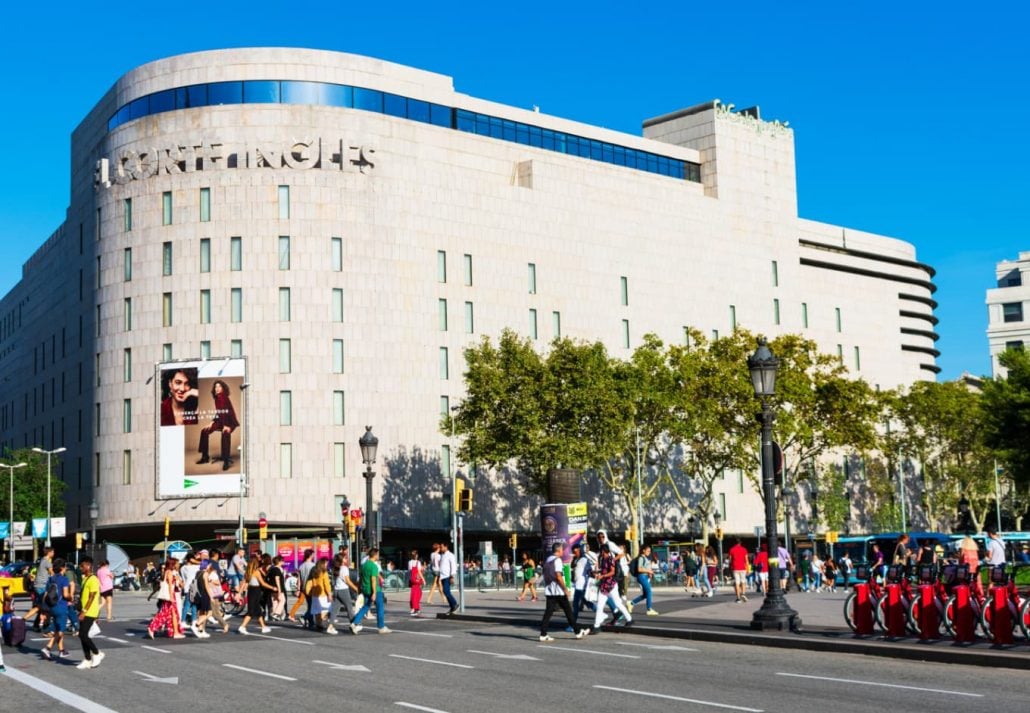 El Corte Ingles, in Barcelona, Spain.