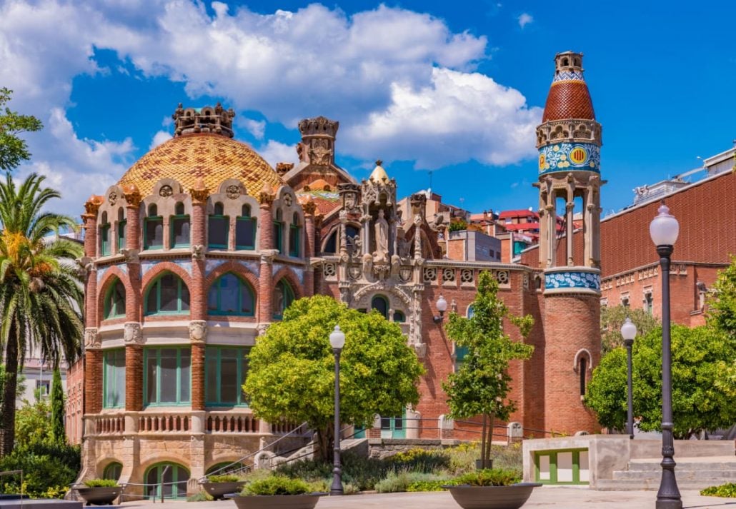 Hospital de Santa Creu i Sant Pau (aka Recinte Modernista de Sant Pau), Barcelona Spain.