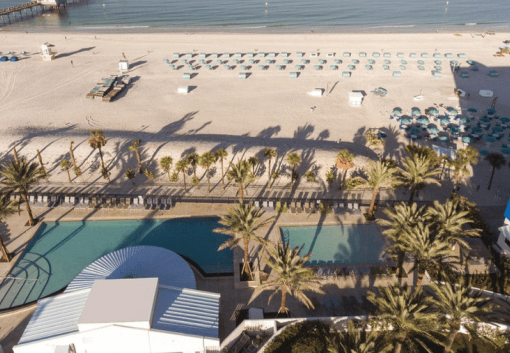 Hilton Clearwater Beach Resort & Spa, Clearwater Beach, Florida, USA.