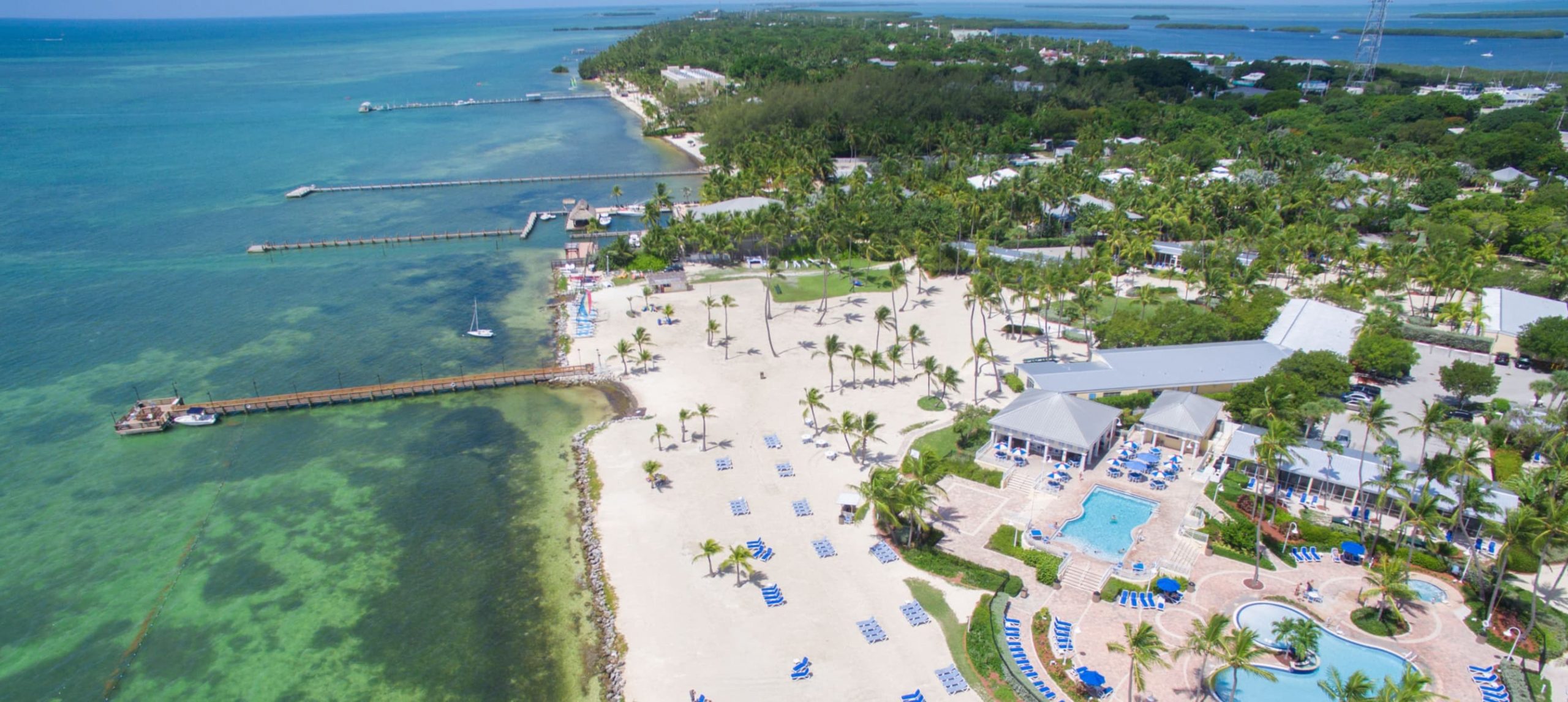 Aerial view of resort in Florida.