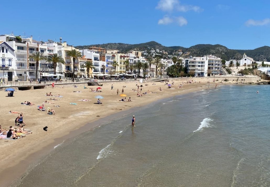 San Sebastià Beach, in Spain.