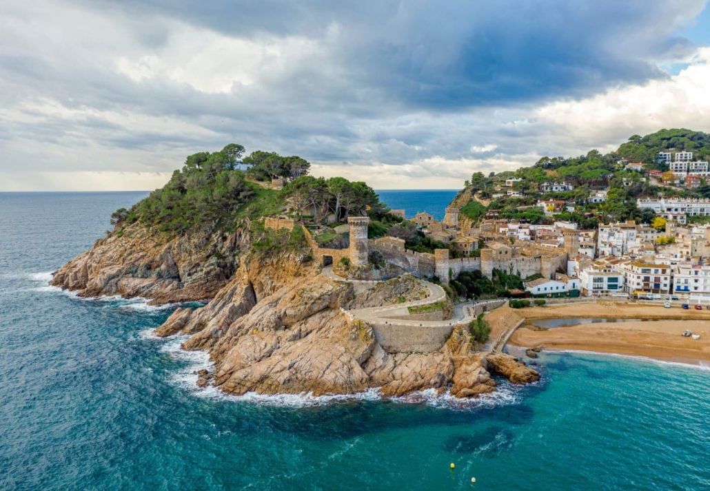 Tossa de Mar, in Barcelona, Spain.