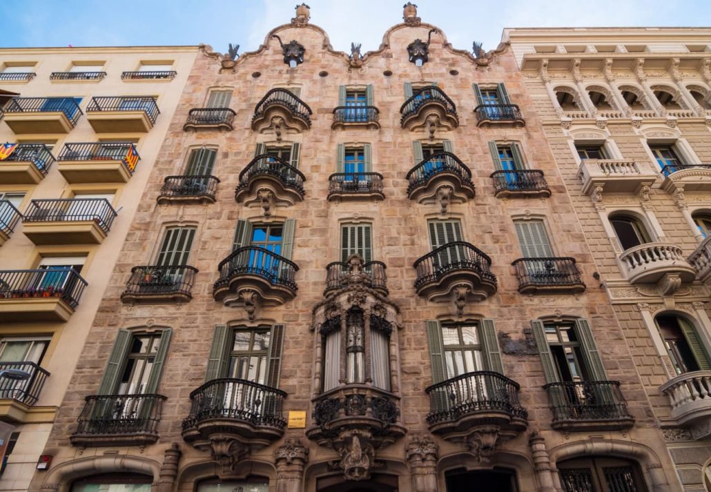 Casa Calvet, Barcelona, Spain.