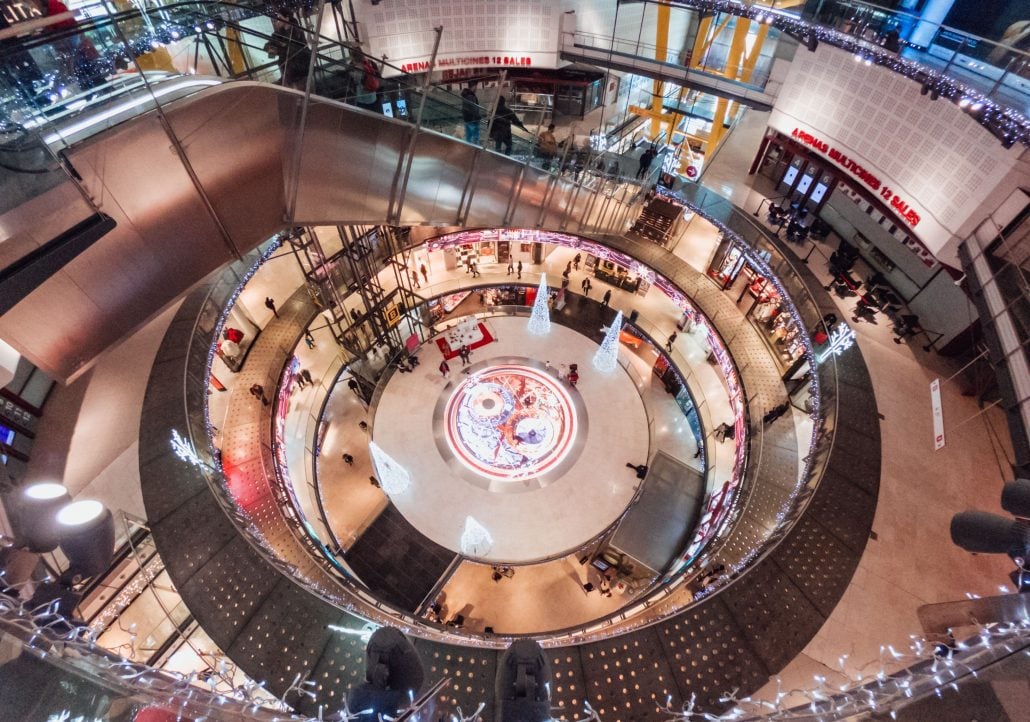 Las Arenas de Barcelona Mall, in Barcelona, Spain.