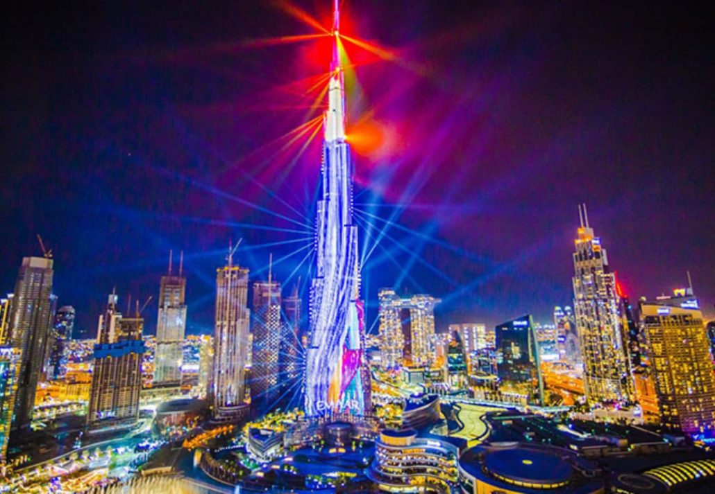 light show burj khalifa