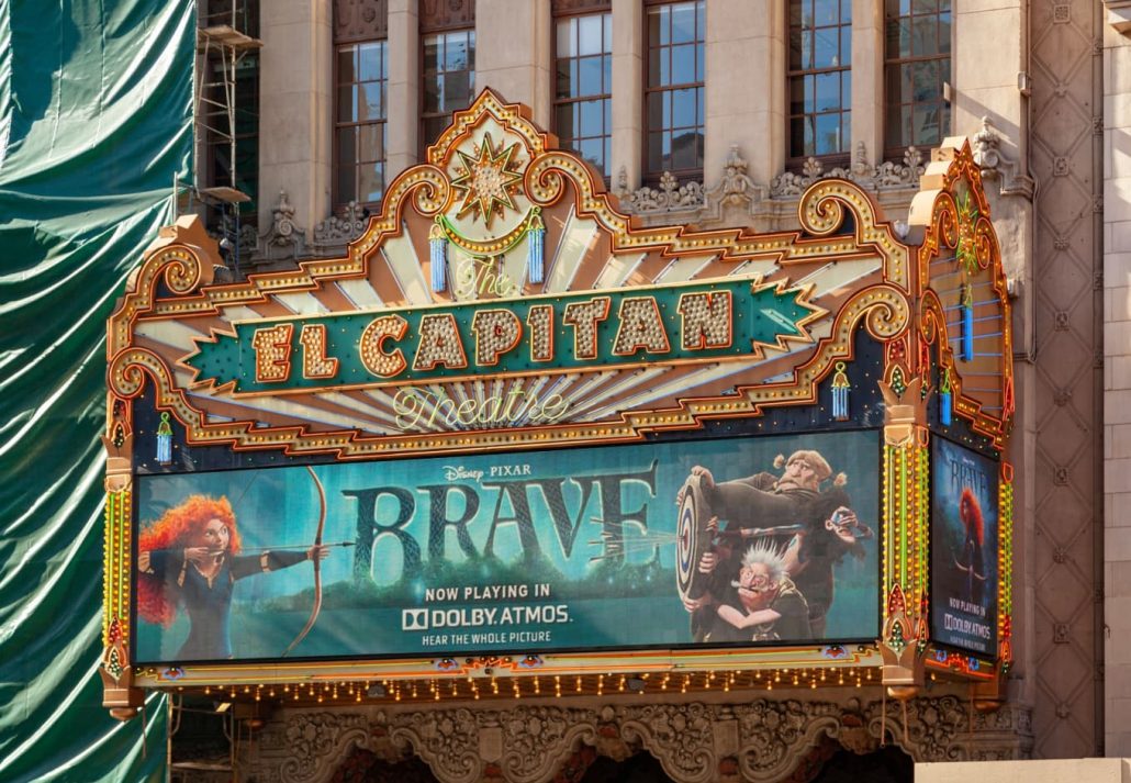 El Capitan Theater, Los Angeles, California.