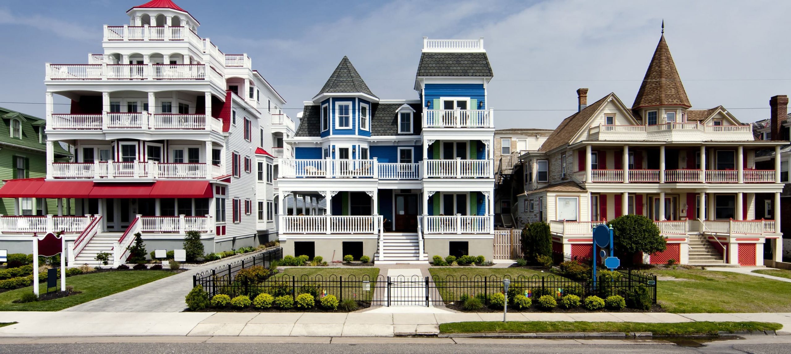 Victorian houses in Cape May