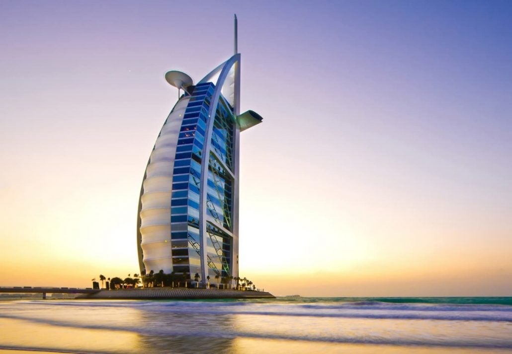 Attractions in Dubai - burj al arab