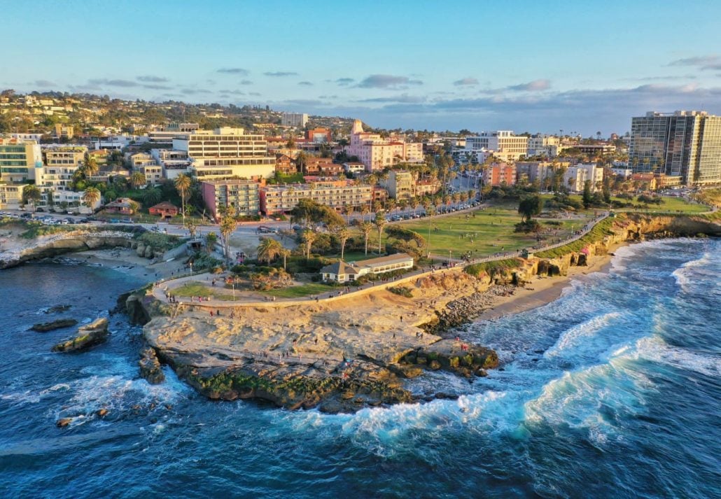 La Jolla cliffs