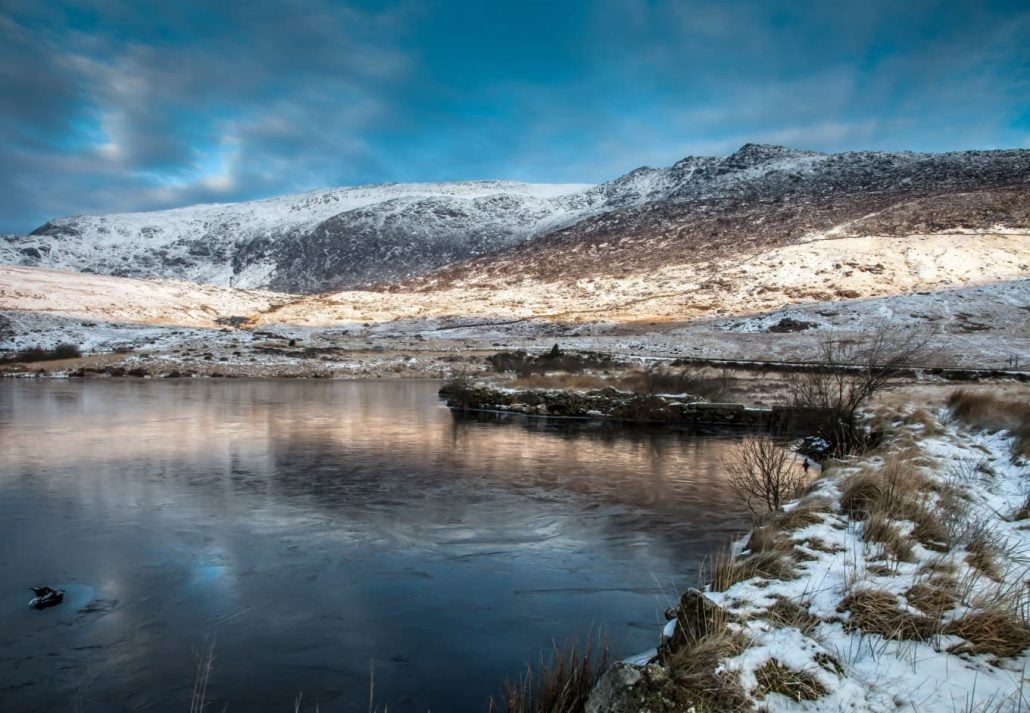 snow-tops at Snowdonia National Park