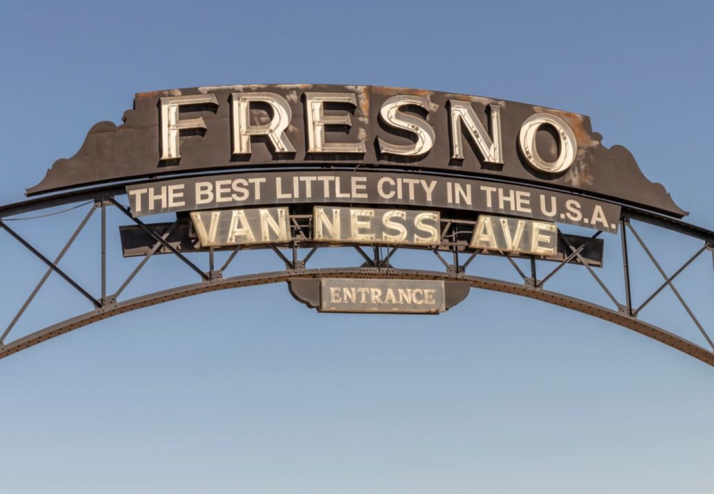 Van Ness Ave in Fresno