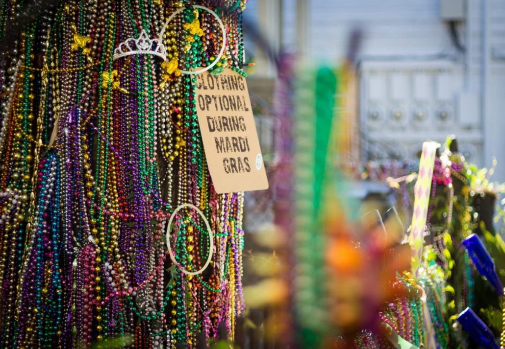 Mardi Gras beads