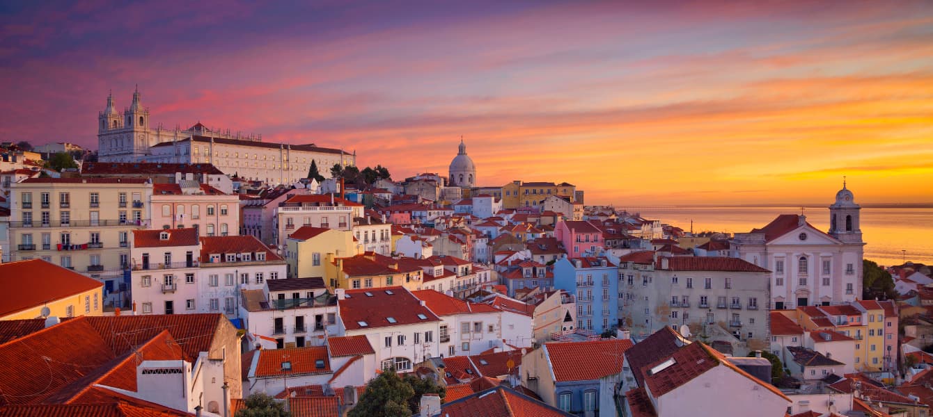 lisbon sunset