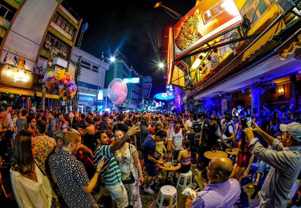 Street party in Bangkok