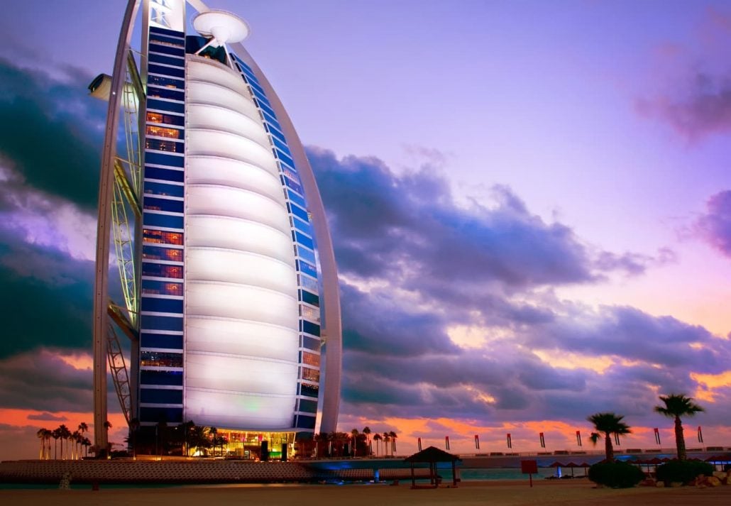 Dubai Hotels With Private Beach - Burj Al Arab