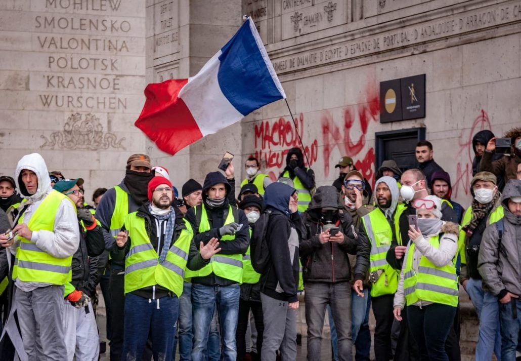 Arc de Triomphe - Yellow Vests Protest