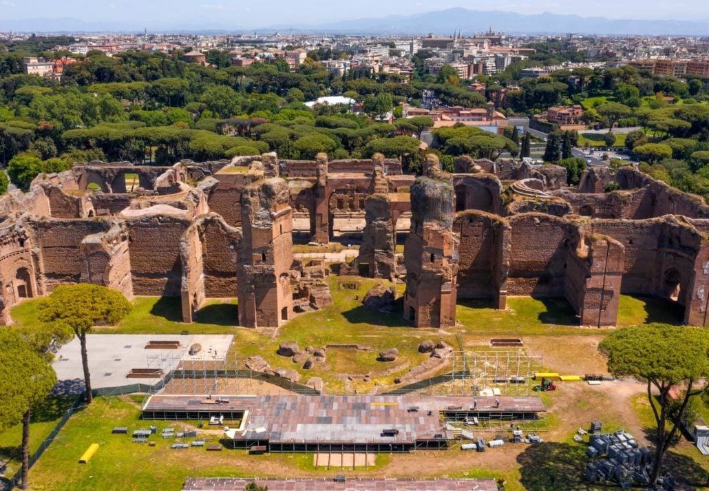 Baths of Caracalla - History