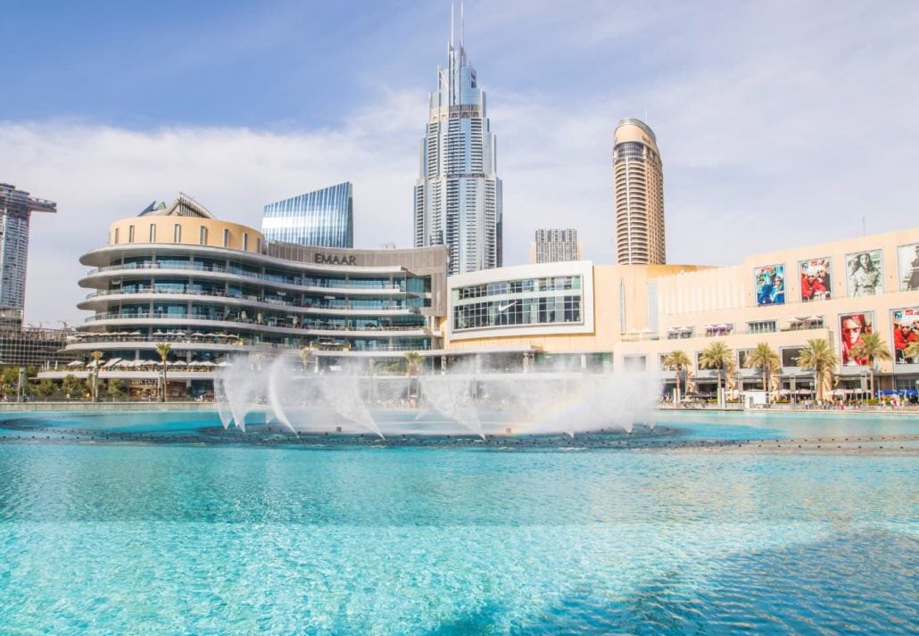 Dubai Fountain Near Dubai Mall