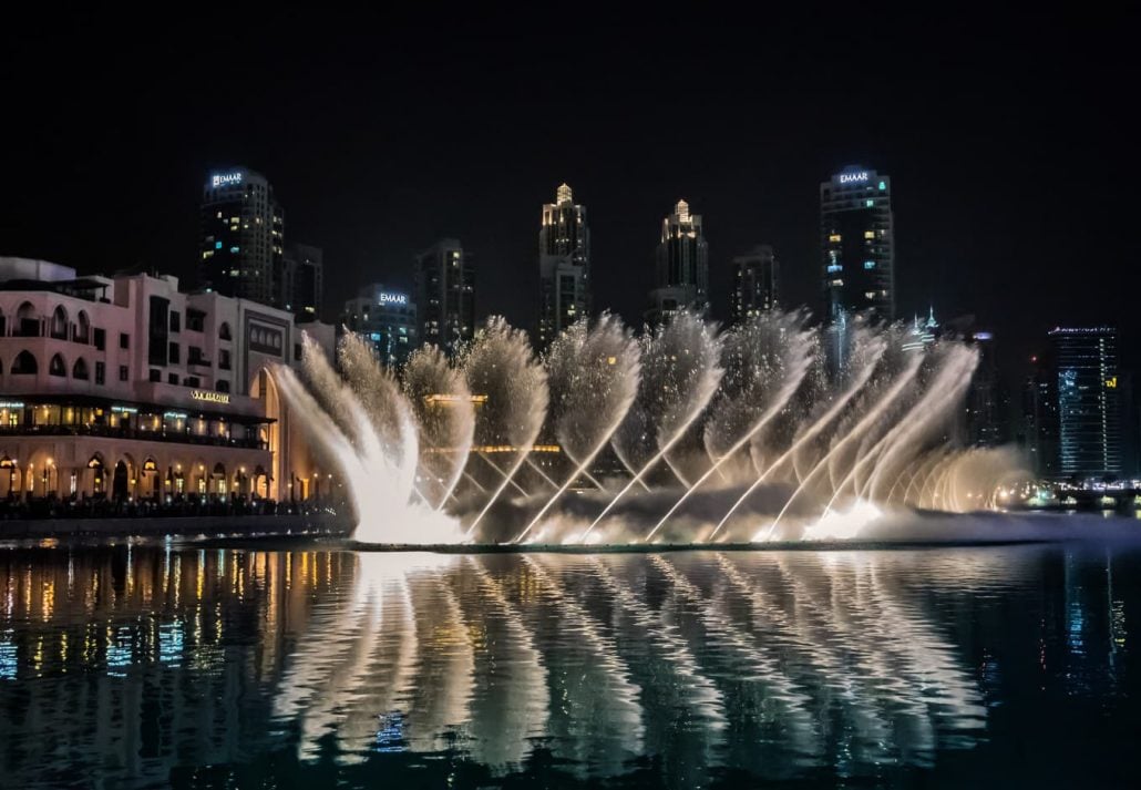Dubai Dountain - Restaurant Views