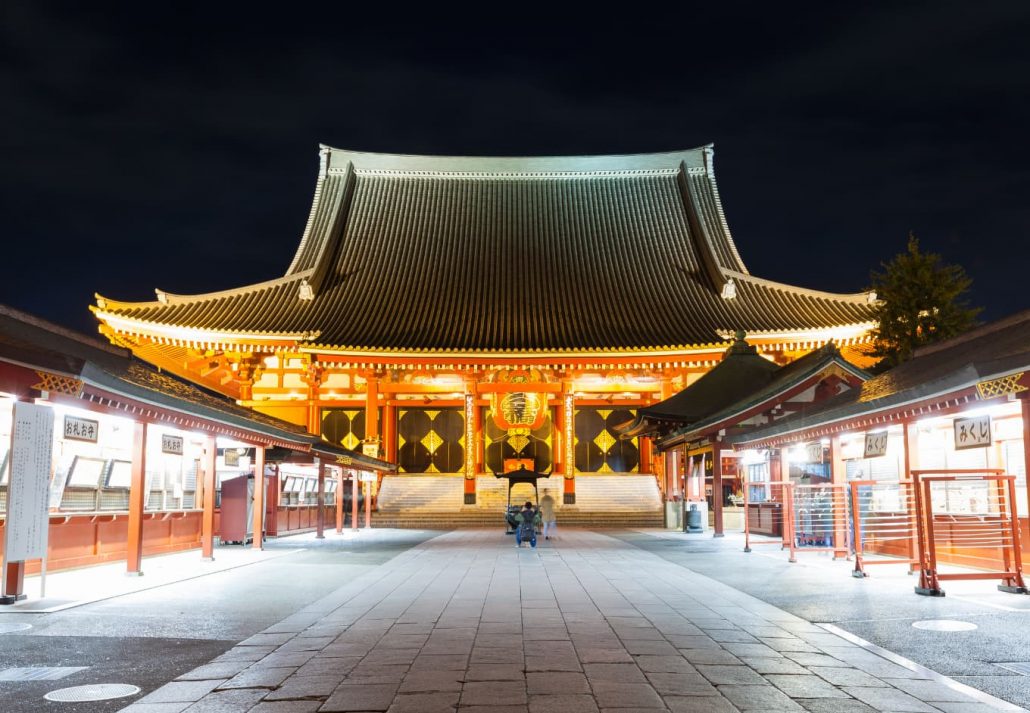 Kannon Main Hall at Sensoji Temple Tokyo