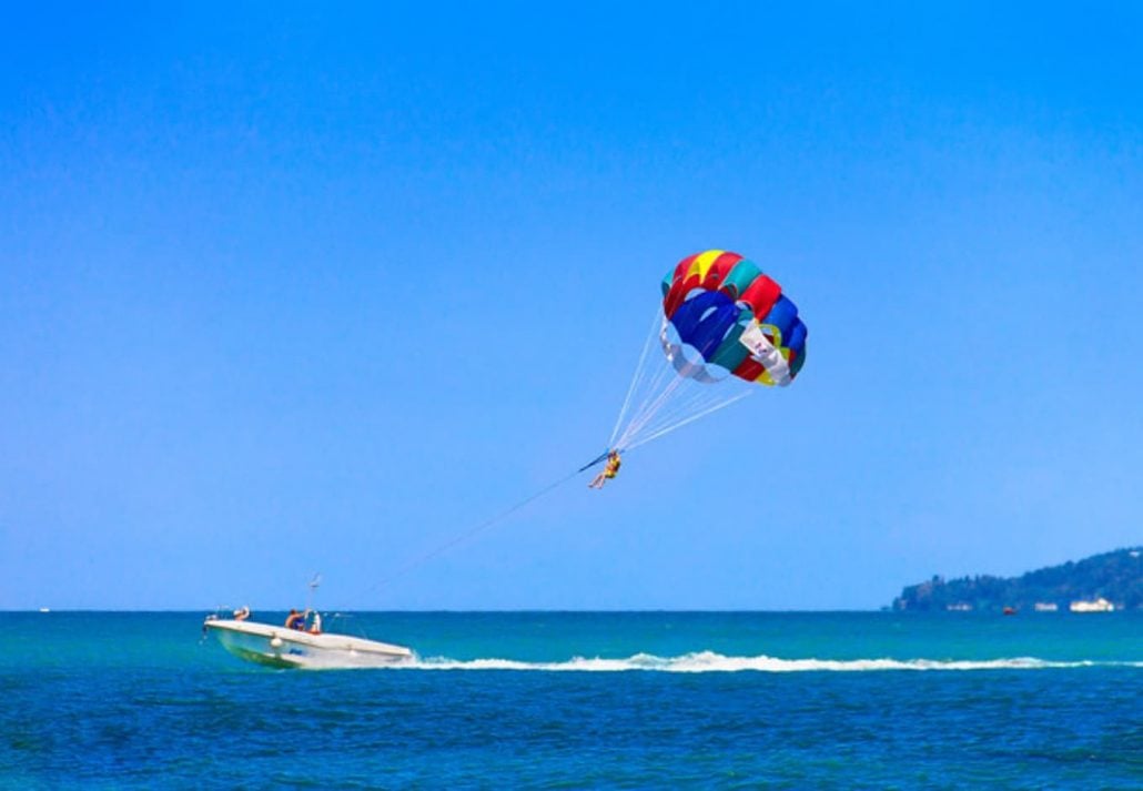 Silver Sands Beach Parasailing