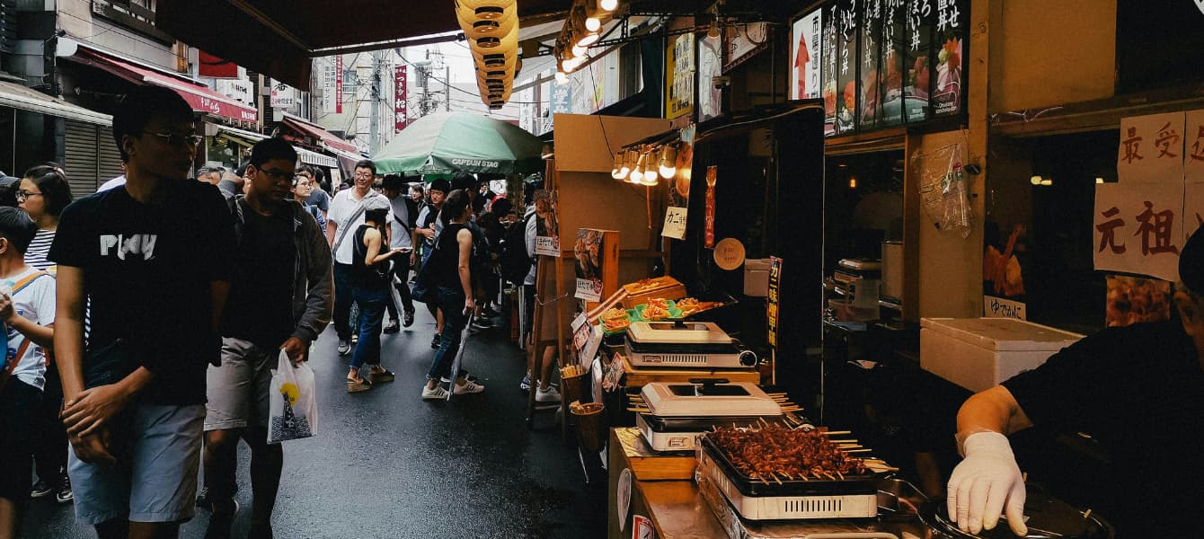 Tsukiji Fish Market in Tokyo