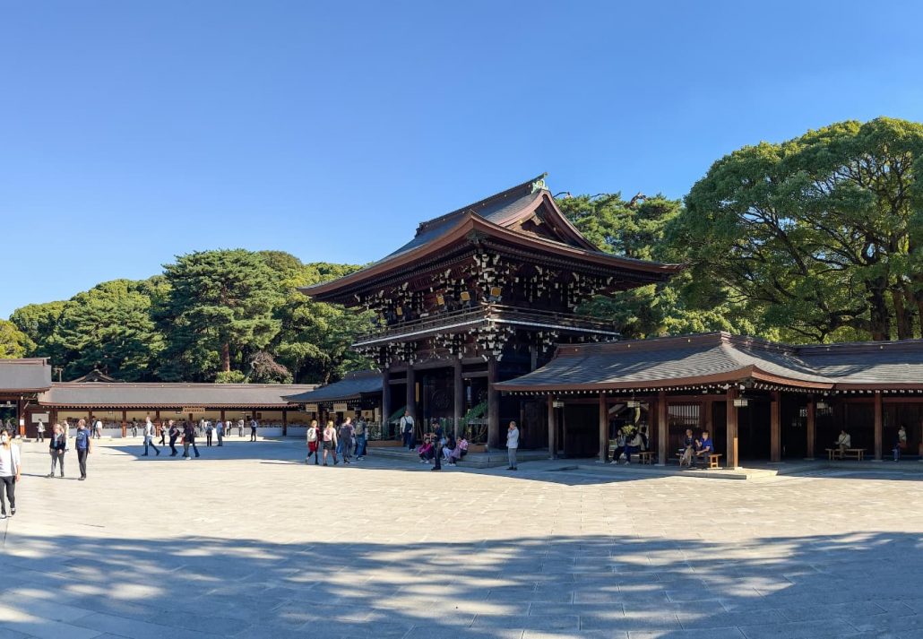 Meiji Shrine Courtyard