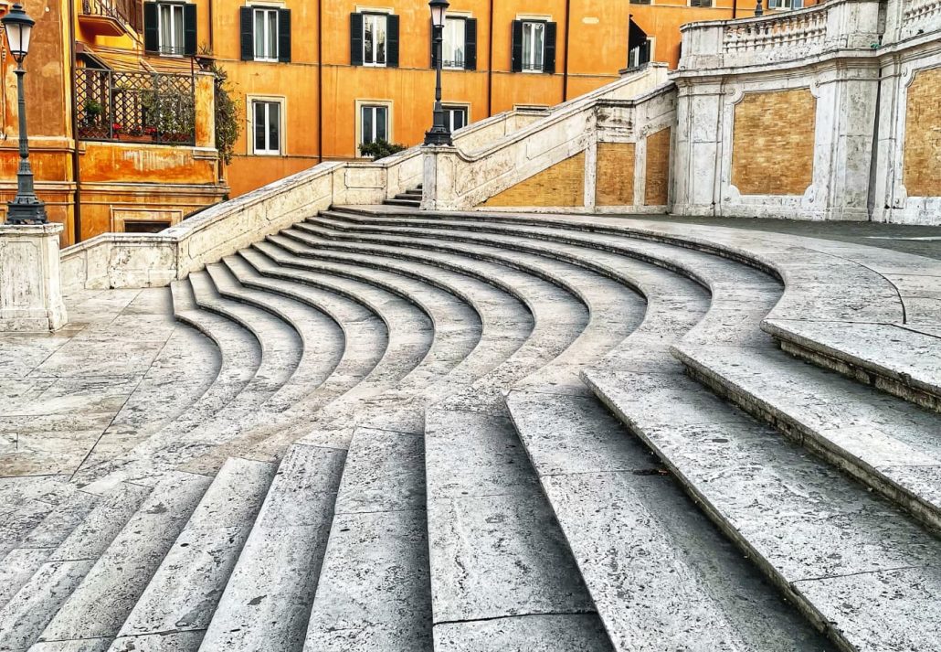 Curves of the Spanish Steps