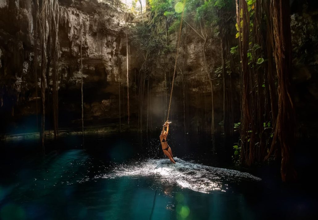 adventurous things to do - swimming in Mexico's cenotes