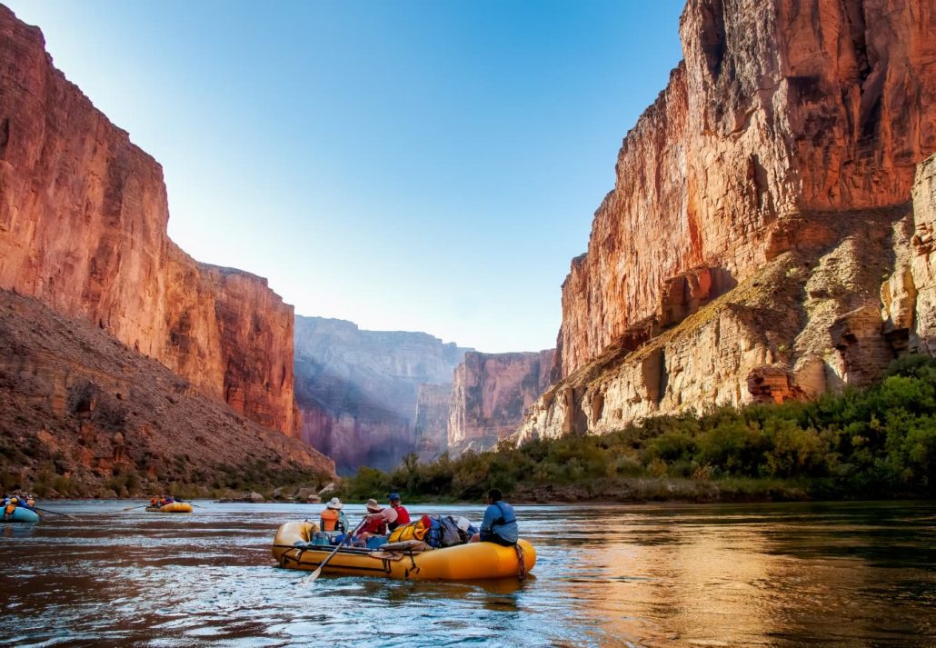 adventurous things to do - raft through the Grand Canyon