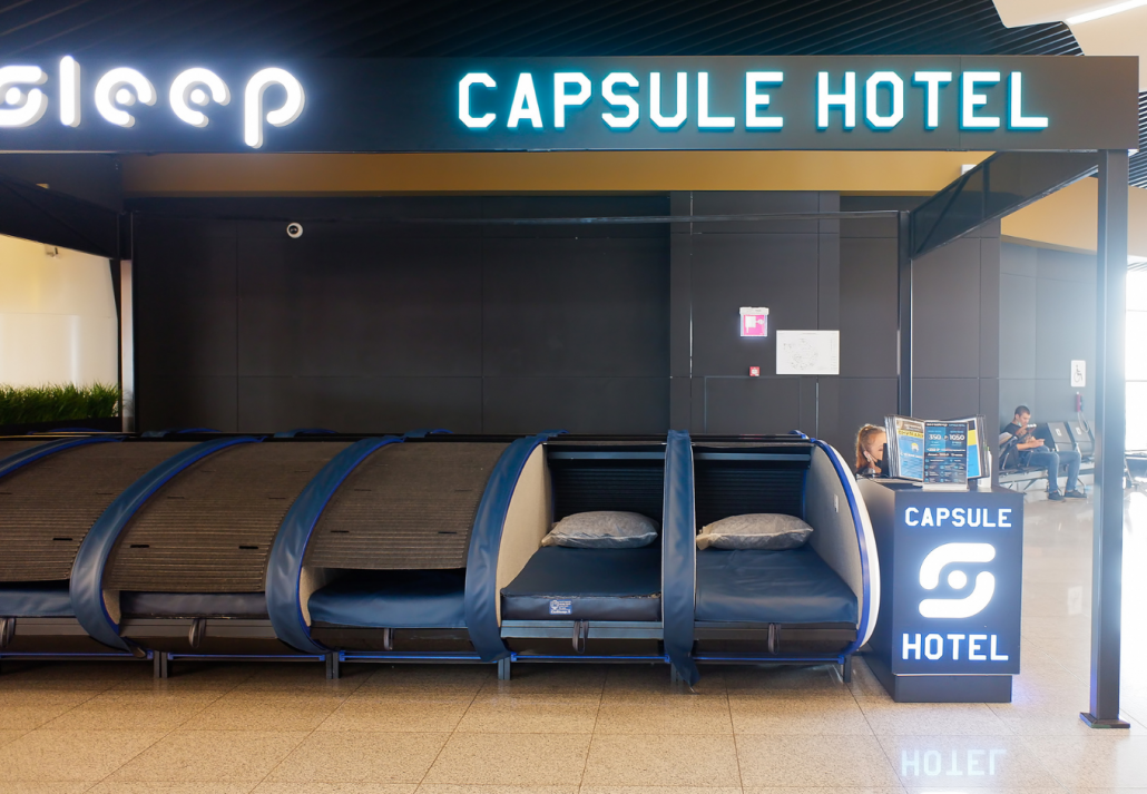 best-airports-to-sleep-in-sleep-pods | CuddlyNest Travel Blog