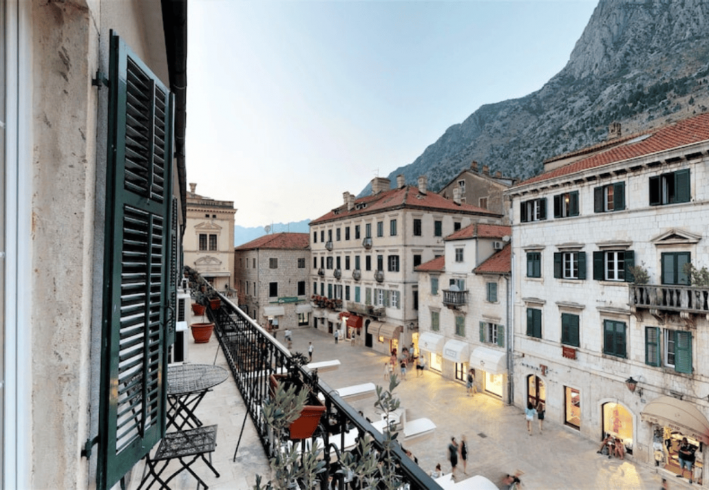 View from the hotel cattaro