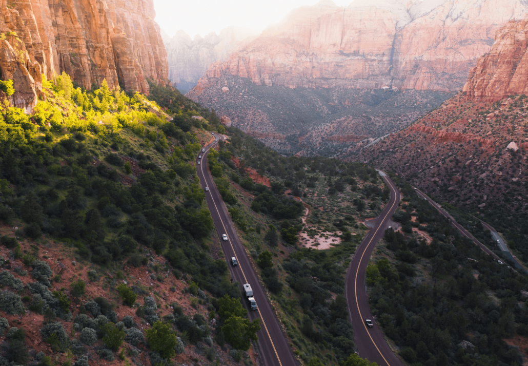 salt lake city to zion national park
